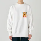 じゅんじゅんのかわ猫(*ΦωΦ*) Heavyweight Crew Neck Sweatshirt