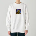 ５６アイテムズの福を運ぶ金のフクロウ Heavyweight Crew Neck Sweatshirt