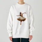 BEOQUのフラを踊る女性 Heavyweight Crew Neck Sweatshirt