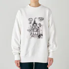 結社黒猫の遊園地のピエロ Heavyweight Crew Neck Sweatshirt