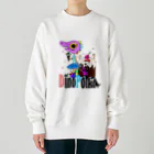 DinoPolkaのスウィートザウル【ロゴ入り】 Heavyweight Crew Neck Sweatshirt