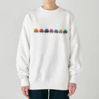 世界の菅野の車大好きCAR CAR CAR Heavyweight Crew Neck Sweatshirt