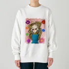 そばかす𝔾𝕀ℝ𝕃'𝕤のColor Girl🌼❤️💚🩵 Heavyweight Crew Neck Sweatshirt