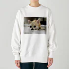 犬執事・ドッグバトラーのバンビ君ショップの世界初！本物の犬執事・ドッグバトラーのバンビ君 Heavyweight Crew Neck Sweatshirt