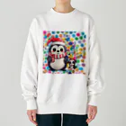 MistyStarkのペンギン犬 Heavyweight Crew Neck Sweatshirt