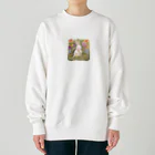 ZZRR12のウサギの遠足 Heavyweight Crew Neck Sweatshirt