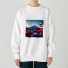 P.H.C（pink house candy）の富士山と紅葉、そして湖のグッズ Heavyweight Crew Neck Sweatshirt