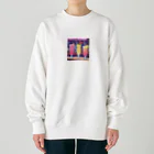 momoka_momoのカクテル Heavyweight Crew Neck Sweatshirt