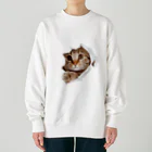 Ryo007の可愛い猫グッズ Heavyweight Crew Neck Sweatshirt