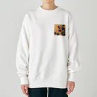 retrogameのretrogame6 Heavyweight Crew Neck Sweatshirt