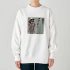 BIRDIE_GIRLのおしゃれゴルフ Heavyweight Crew Neck Sweatshirt