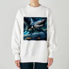 RISE　CEED【オリジナルブランドSHOP】のサメの宇宙船 Heavyweight Crew Neck Sweatshirt