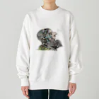 牧 やひろの水浅葱 Heavyweight Crew Neck Sweatshirt