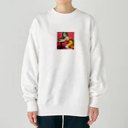 RS48のフルーツ美少女 Heavyweight Crew Neck Sweatshirt