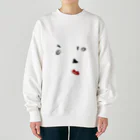 IHYLIの福笑い Heavyweight Crew Neck Sweatshirt