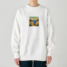 アニマルキャンバスのエレファンシー・アート Heavyweight Crew Neck Sweatshirt