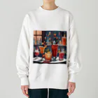 ReoReo-Artの冬のカクテルシリーズ Heavyweight Crew Neck Sweatshirt