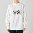 sennoaideaの高低 Heavyweight Crew Neck Sweatshirt