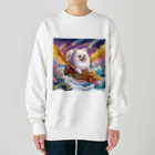 Pom-Dog'sのドラゴンと旅するポメちゃん Heavyweight Crew Neck Sweatshirt