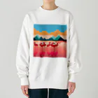 Crook-Aaronのぴくせるふらみんご Heavyweight Crew Neck Sweatshirt