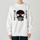 いんこ屋堂のブンチョウ飼っています（ノーマル文鳥） Heavyweight Crew Neck Sweatshirt