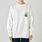 catherine_game_blのネギ巻いてる緑のキモいの Heavyweight Crew Neck Sweatshirt