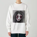 KOUの怖い絵 Heavyweight Crew Neck Sweatshirt