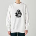 面白デザインショップ ファニーズーストアの雲上の城塞：日本オデッセイ Heavyweight Crew Neck Sweatshirt