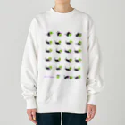 yellowgreenのちょっとまってて　黒猫 Heavyweight Crew Neck Sweatshirt