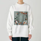 the blue seasonの豊かさの輪 Heavyweight Crew Neck Sweatshirt