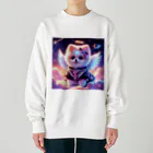 Pom-Dog'sのプリティーエンジェル　ポメラニアン Heavyweight Crew Neck Sweatshirt