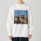 bitpiyoのプラハ城 Heavyweight Crew Neck Sweatshirt