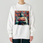 otaaa08の大仏　グラフィック Heavyweight Crew Neck Sweatshirt