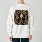 IGNISのスチームパンク少女4 Heavyweight Crew Neck Sweatshirt