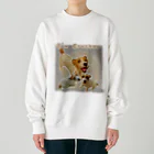 ぷるぷるのらっしゅ Heavyweight Crew Neck Sweatshirt