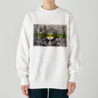 ROのBeginning of a nightmare 2 (Green Line) Heavyweight Crew Neck Sweatshirt