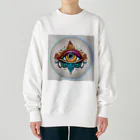 Persona MoMのオレンジの第3のeye Heavyweight Crew Neck Sweatshirt