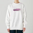 日向ぼっこのアスタの花グッズ Heavyweight Crew Neck Sweatshirt