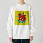 森本雄也の石見神楽_八岐大蛇＠orangered Heavyweight Crew Neck Sweatshirt