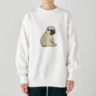 Puggy Wonderlandのふりかえりパグ Heavyweight Crew Neck Sweatshirt