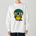 いんこ屋堂のルリコンゴウインコ Heavyweight Crew Neck Sweatshirt