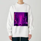 3tomo6's shopのpurple Heavyweight Crew Neck Sweatshirt