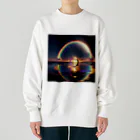 3tomo6's shopのRainbow Ring Heavyweight Crew Neck Sweatshirt