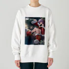 🦉あかきすずみのクリスマス限定グッズ🎀のクリスマすずみんグッズ🦉🎀 Heavyweight Crew Neck Sweatshirt