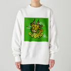 森本雄也の石見神楽_八岐大蛇＠Lemon Yellow Heavyweight Crew Neck Sweatshirt