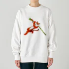 segasworksの功夫のトラちゃん（酔棍） Heavyweight Crew Neck Sweatshirt