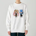 usabit.のぐっず屋さんのななゆ+うさぎガンマン Heavyweight Crew Neck Sweatshirt