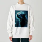 The_Hunting_GroundのTonight's moon is for wolves. Heavyweight Crew Neck Sweatshirt