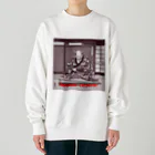 職人たちを応援したいの堅物大工職人 Heavyweight Crew Neck Sweatshirt