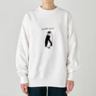 enekoのお部屋の見返り美人ペンギン Heavyweight Crew Neck Sweatshirt